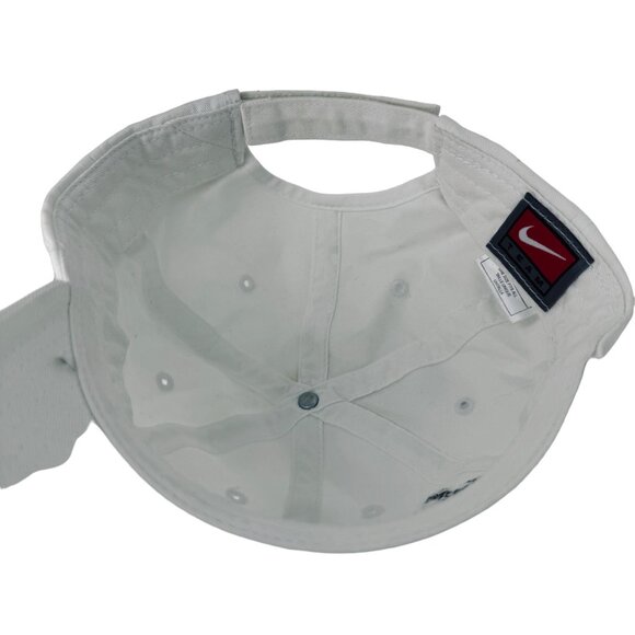 Vintage 1990's Nike Rose Bowl Washington Huskies Adjustable Cap Hat White Cotton - Picture 7 of 9